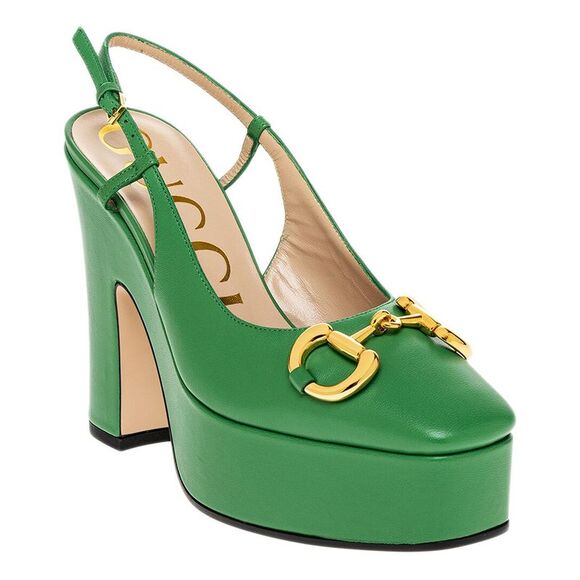 Gucci Horsebit Leather Pump - Picture 1 of 5